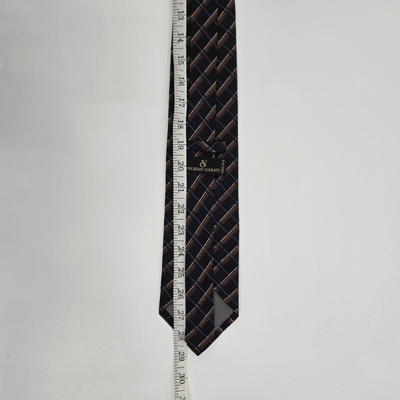 Valerio Garati 100% Silk Plaid Tie - Picture 7 of 8